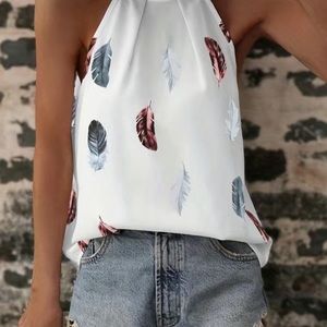 Halter neck style top